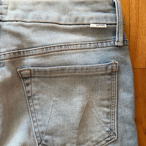 MOTHER sz 27 The Looker When in Rome Light Wash Skinny Jeans great condition - Picture 7 of 12